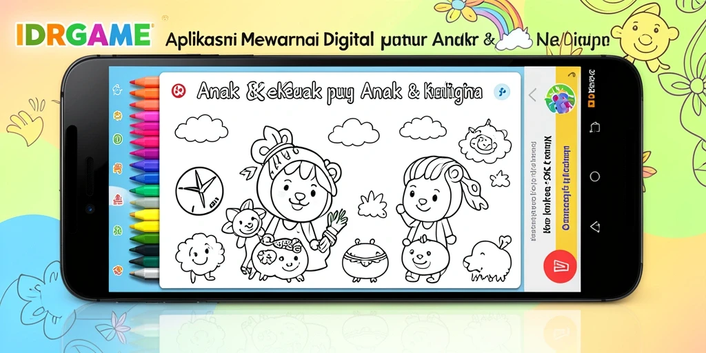 Antarmuka pengguna IDRGAME yang menarik dan interaktif.