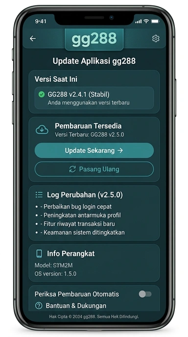 Riwayat Versi gg288 untuk Pengguna Android
